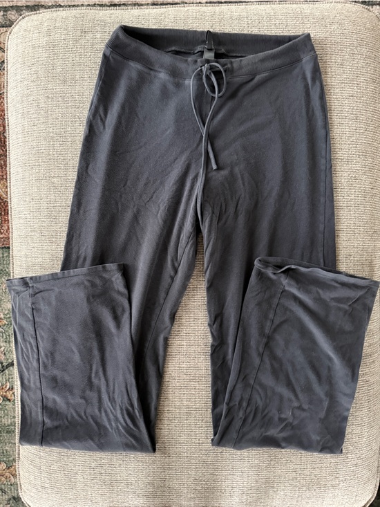 SKIMS Pants - SKIMS Cotton Jersey Straight Leg Pant Ash Gray Small